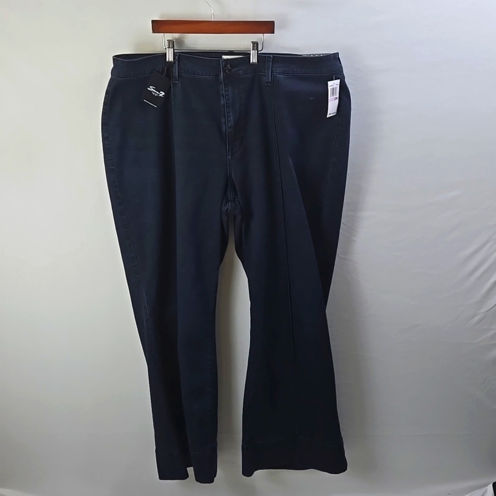 Seven7 Women's Premium Dark Blue Denim Cruella Jeans Sz 22W - NWT